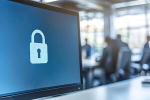 computer screen with padlock icon concept cybersecurity 565173 5096
