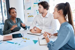 diversity teamwork analytics business people meeting communication corporate marketing strategy data review planning manager talking innovation idea with graph chart mission 590464 83711