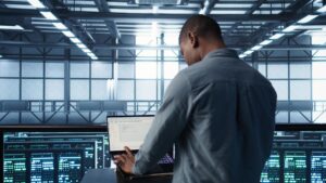 man coding data center testing failover scenarios using notebook 482257 119863