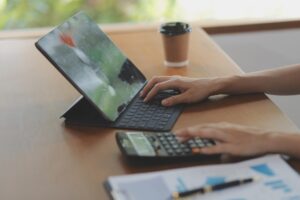 portrait asian young female working laptop office 265022 34311