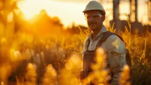 real photo shot depicting customer support services provided by agricultural chemical manufacturers including technical assistance product recommendations farmers agricultural professional 41097 24105
