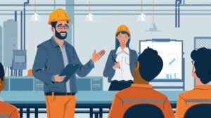 two construction professionals leading safety training session workshop environment daylight hours 705714 13835 1